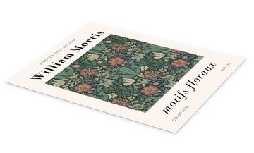 Posterlounge Poster William Morris, Motifs Floraux - Compton, Flur Vintage Malerei