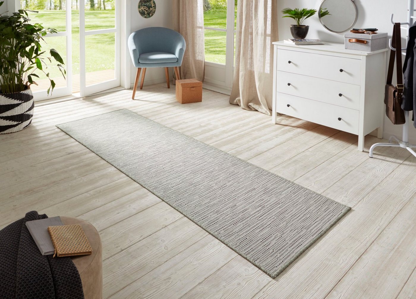 Läufer »Nature 400«, BT Carpet, rechteckig, Höhe 5 mm, In-und Outdoor geeignet, Läufer, Sisal Optik, Wohnzimmer, Balkon, Terrasse, Garten, Robust, Pflegeleicht, Flachgewebe-kaufen