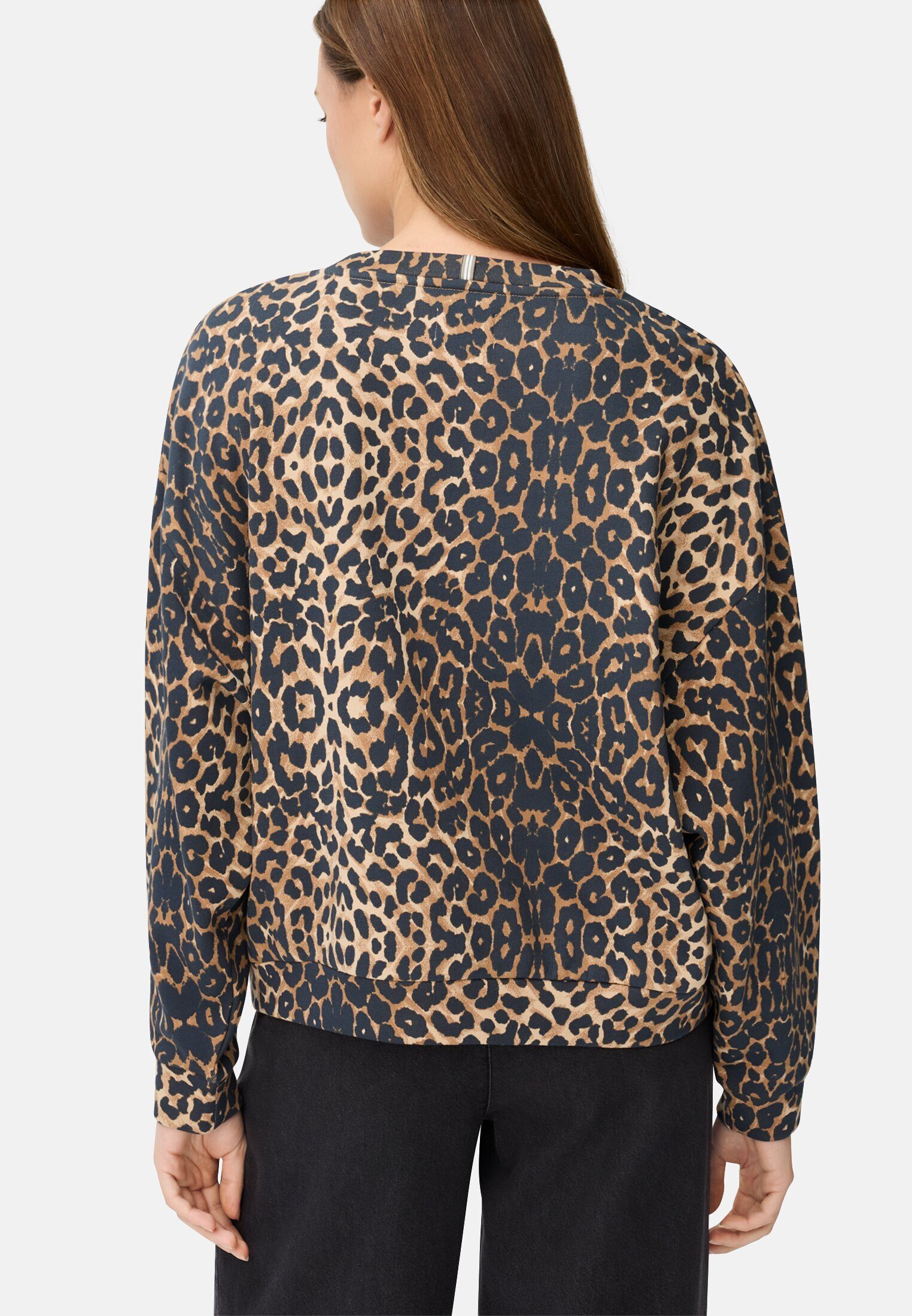 camel active Rundhalspullover aus reiner Baumwolle Langarm Rundhals Pullove günstig online kaufen