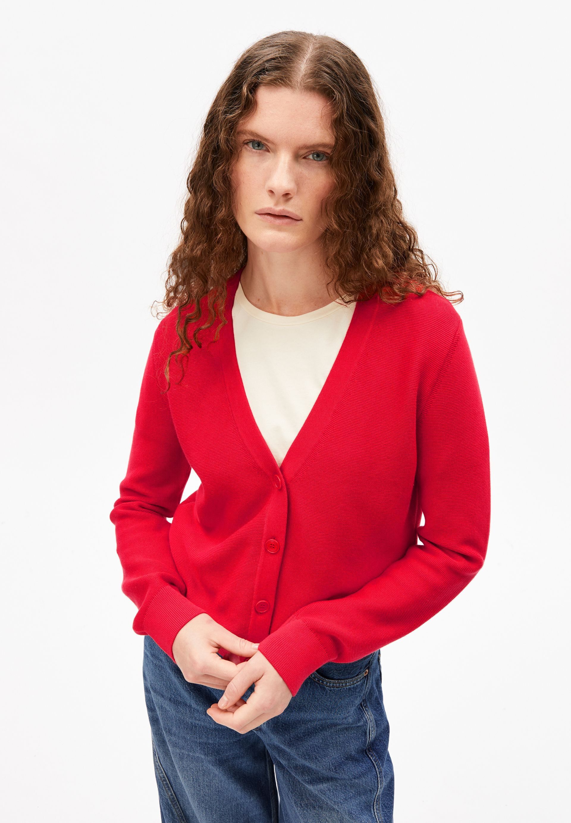 Armedangels Cardigan MENAAL Strickjacke aus Bio-Baumwolle (Regular Fit)