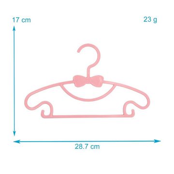 Intirilife Kleiderbügel, (Set, 5-tlg), 5x Kinderkleiderbügel für Kleidung von Babys Kleinkinder