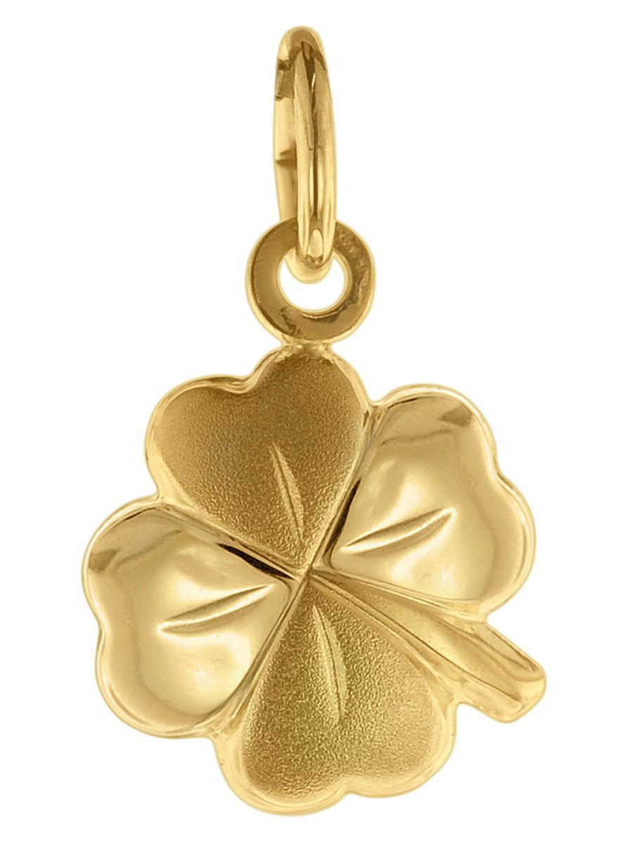 trendor Kettenanhänger Glücksklee Gold 333 / 8 Karat