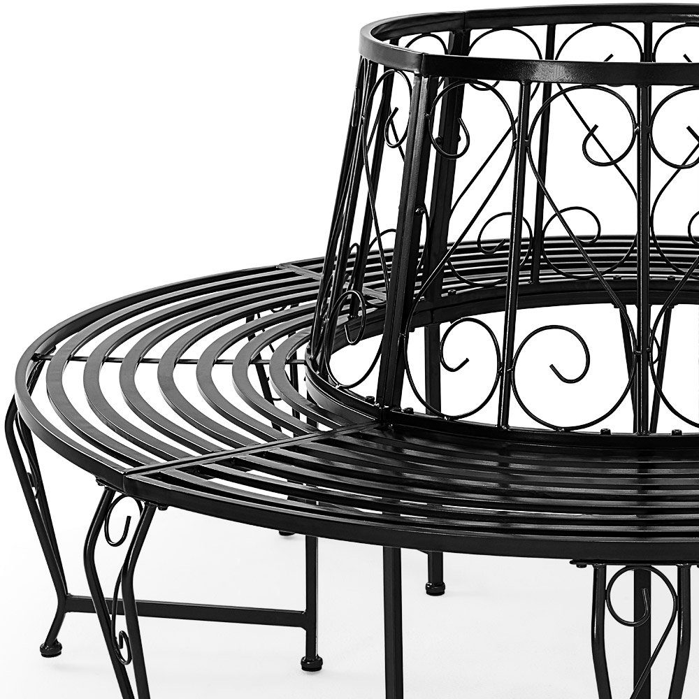 Casaria Bank, Sitzbank Ø160cm Metall 320kg günstig online kaufen