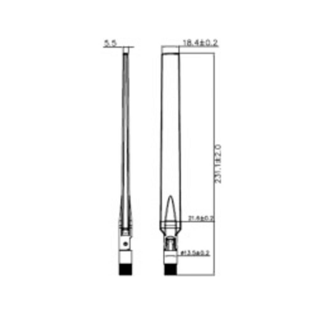 Delock WLAN Stab-Antenne 88913 WLAN-Antenne