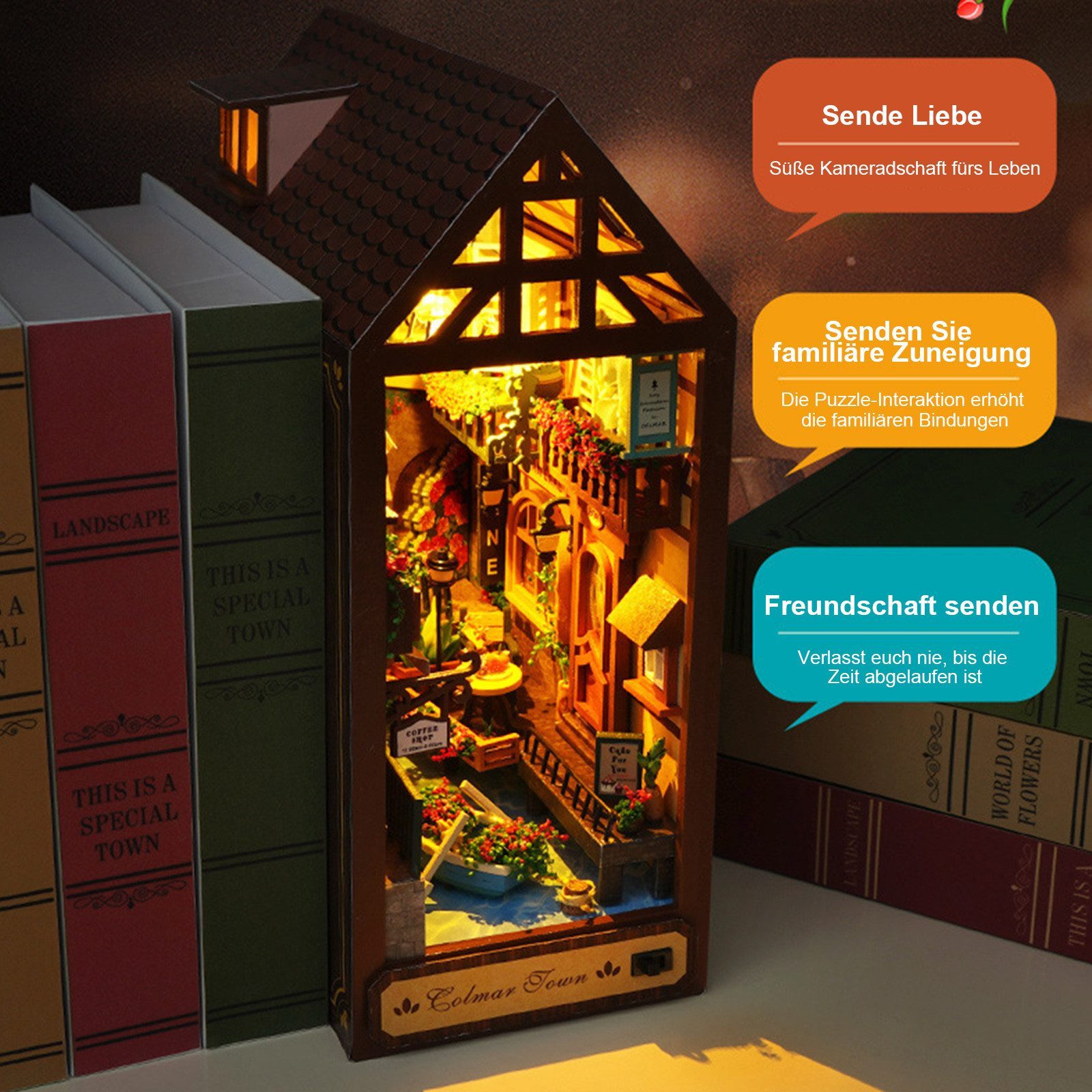 feinlux 3D-Puzzle CT1271-Motiv 3, 300 Puzzleteile