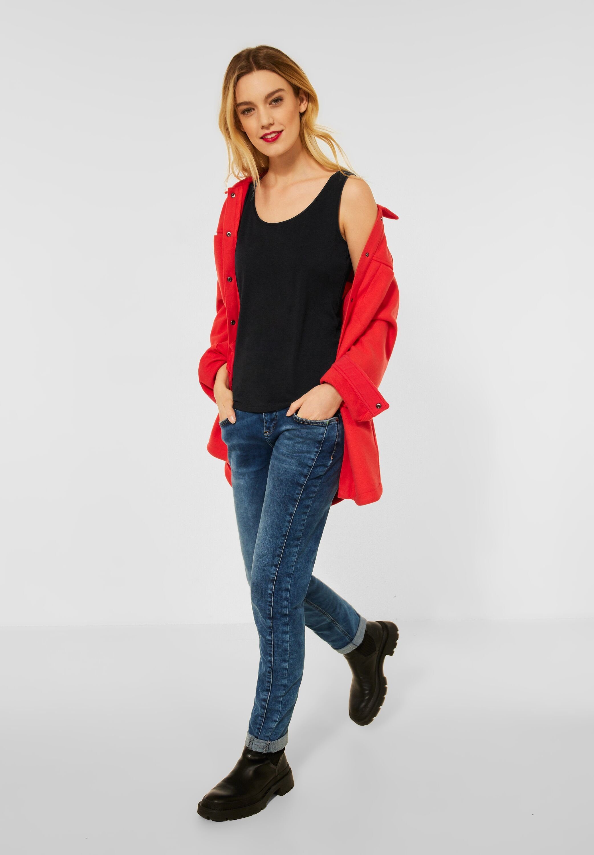 STREET ONE Tanktop Top in Unifarbe