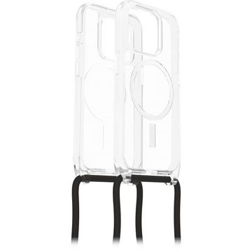 Otterbox Case zum Umhängen React Necklace Hülle für MagSafe für Apple iPhone 15 Pro, ultraschlanke, schützende Hülle mit verstellbarer Handykette