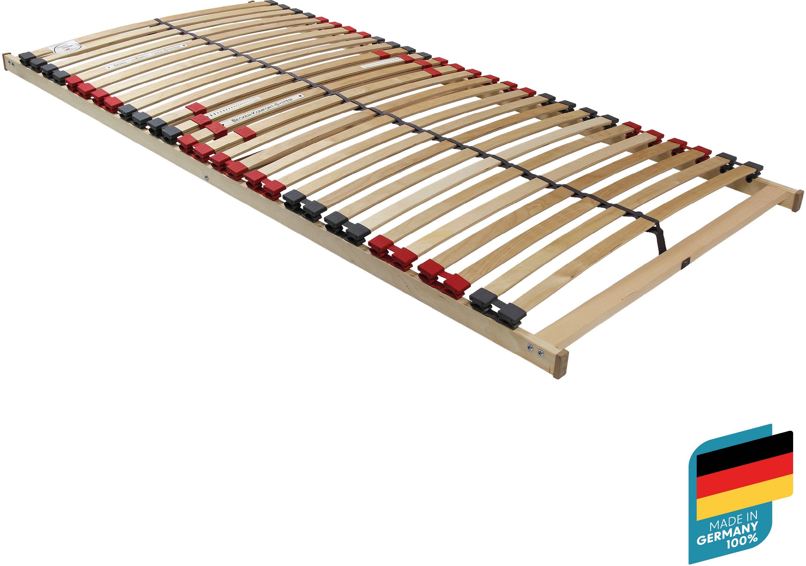 Lattenrost 2 für 1, Beco, Kopfteil nicht verstellbar, Fußteil nicht verstellbar, inkl. 1 Gratis-Lattenrost, 90x200 cm, 100x200 cm