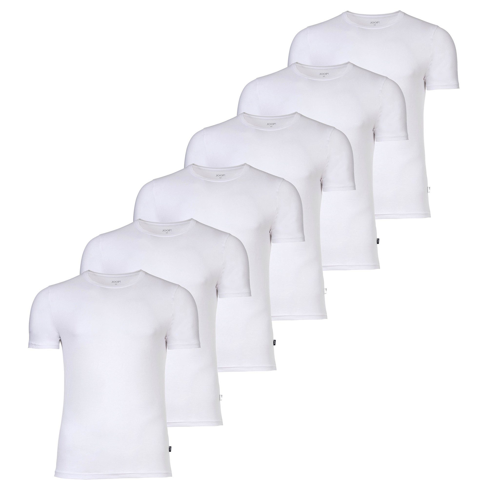 JOOP! T-Shirt Herren T-Shirt 6er Pack Baumwolle Everyday (Packung, 6er Pack)