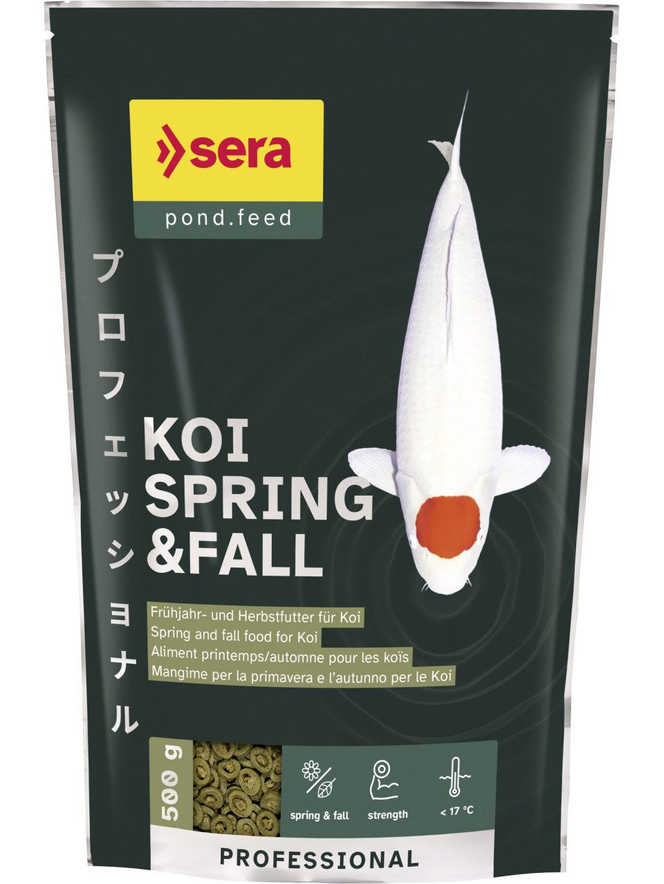Sera Sera Koifutter Professional Spring & Fall 500 g, für: Fische