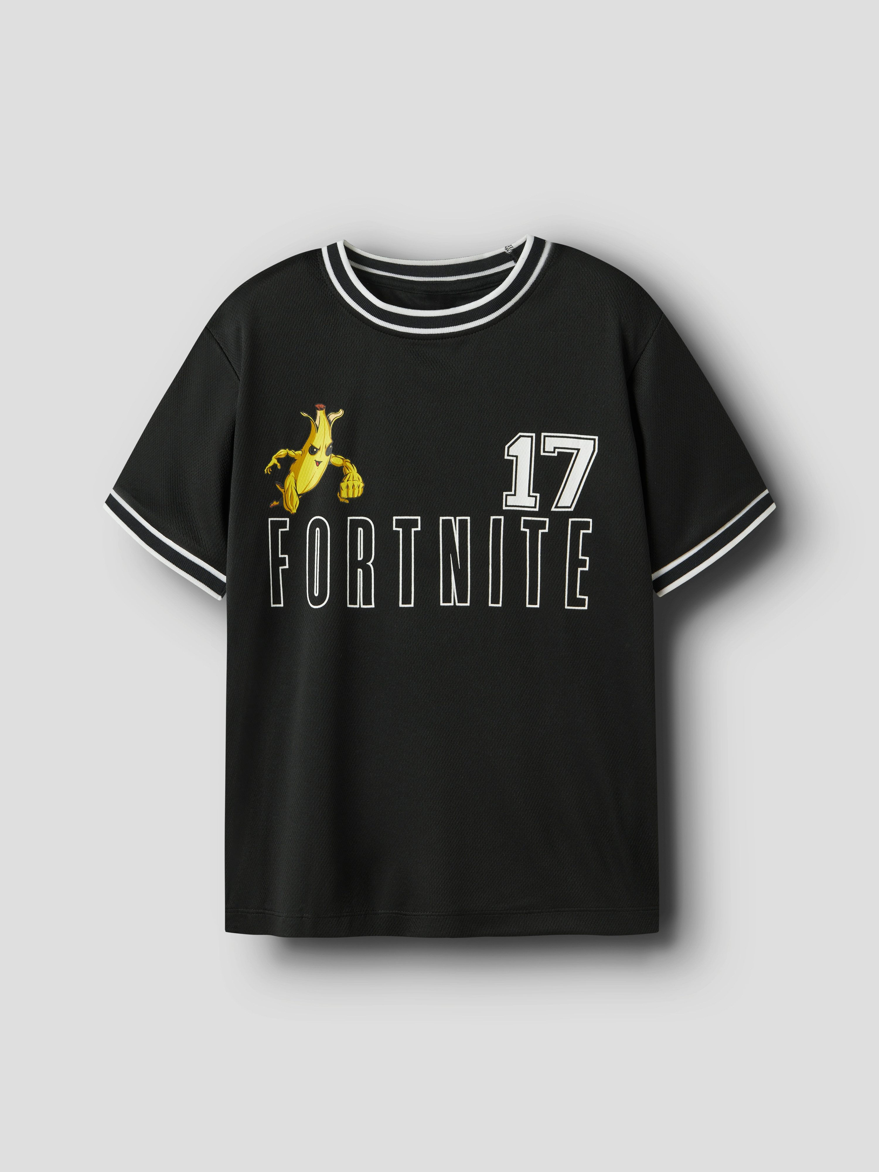 Name It T-Shirt NKMALISHER FORTNITE SS NREG POLY TOP BFU Kunstfaser, Mesh Material, locker geschnitten – Bild 4 von 5