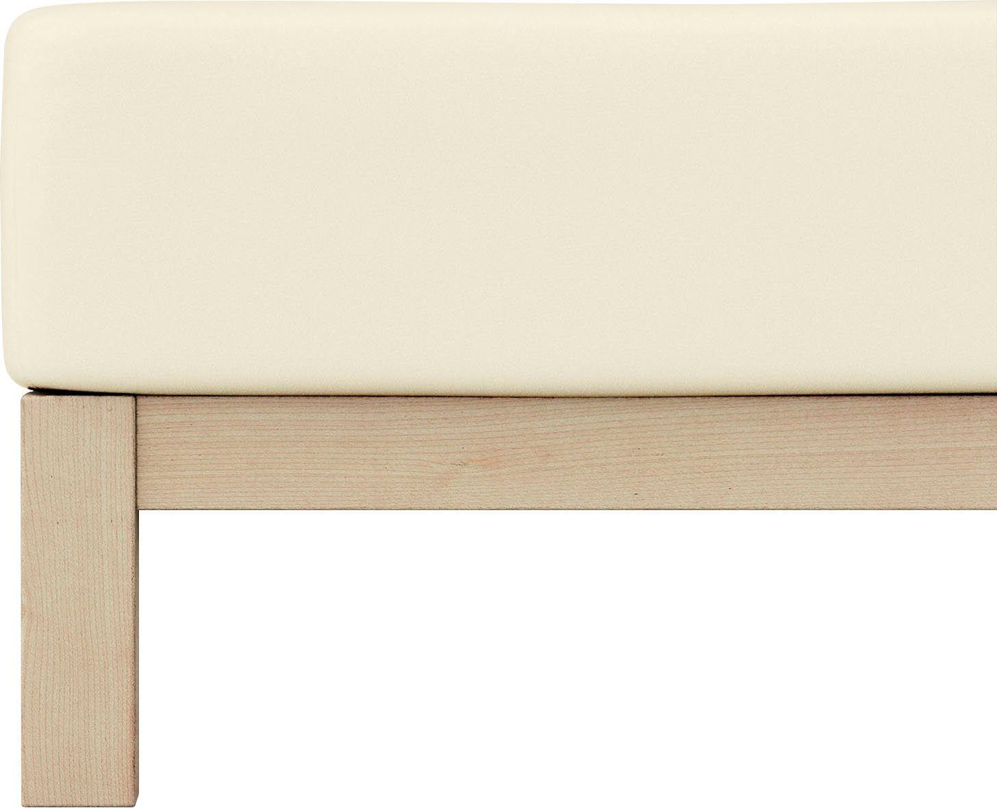 Schlafgut Spannbettlaken PURE Bio-Baumwolle mit Elasthan, günstig online kaufen