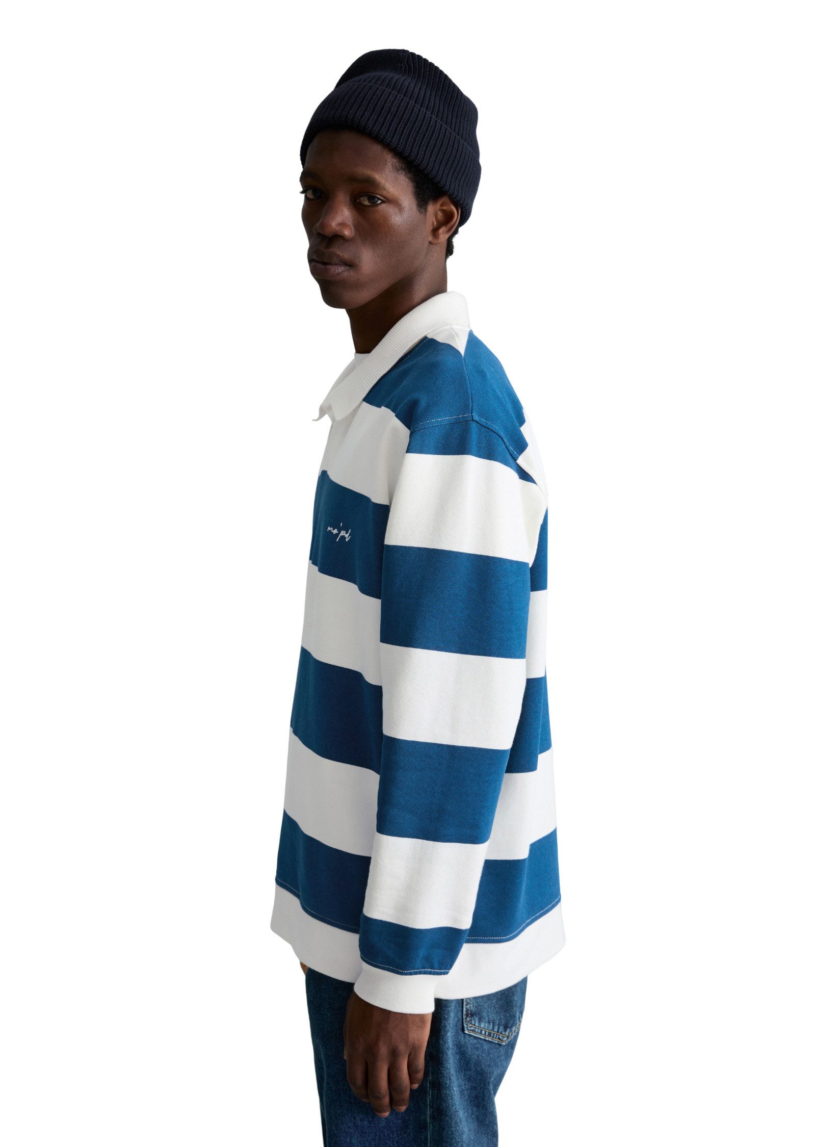 Marc O'Polo DENIM Sweatshirt mit gedrucktem Streifenmuster