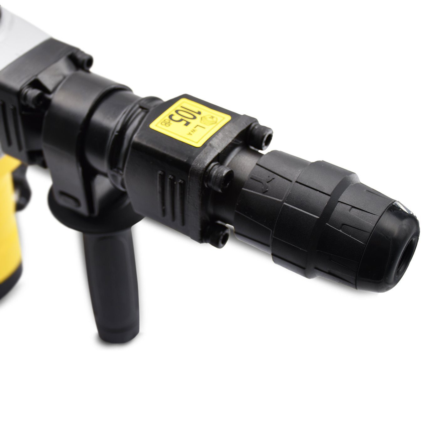 BAMATO Abbruchhammer STH-155 Abbruchhammer 20 Joule Spitzmeißel Flachmeißel 230V, 1300 in W, (7-tlg) SDS-Max Werkzeugaufnahme, SOFT-Grip, Koffer