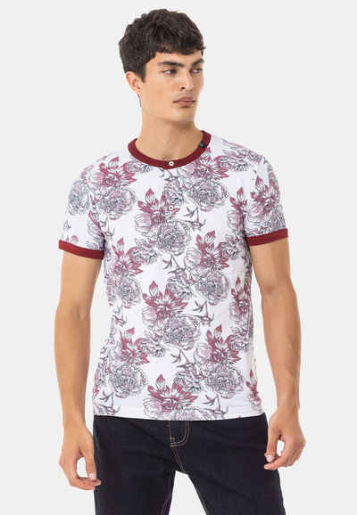 Cipo & Baxx T-Shirt mit tollem Blütenprint
