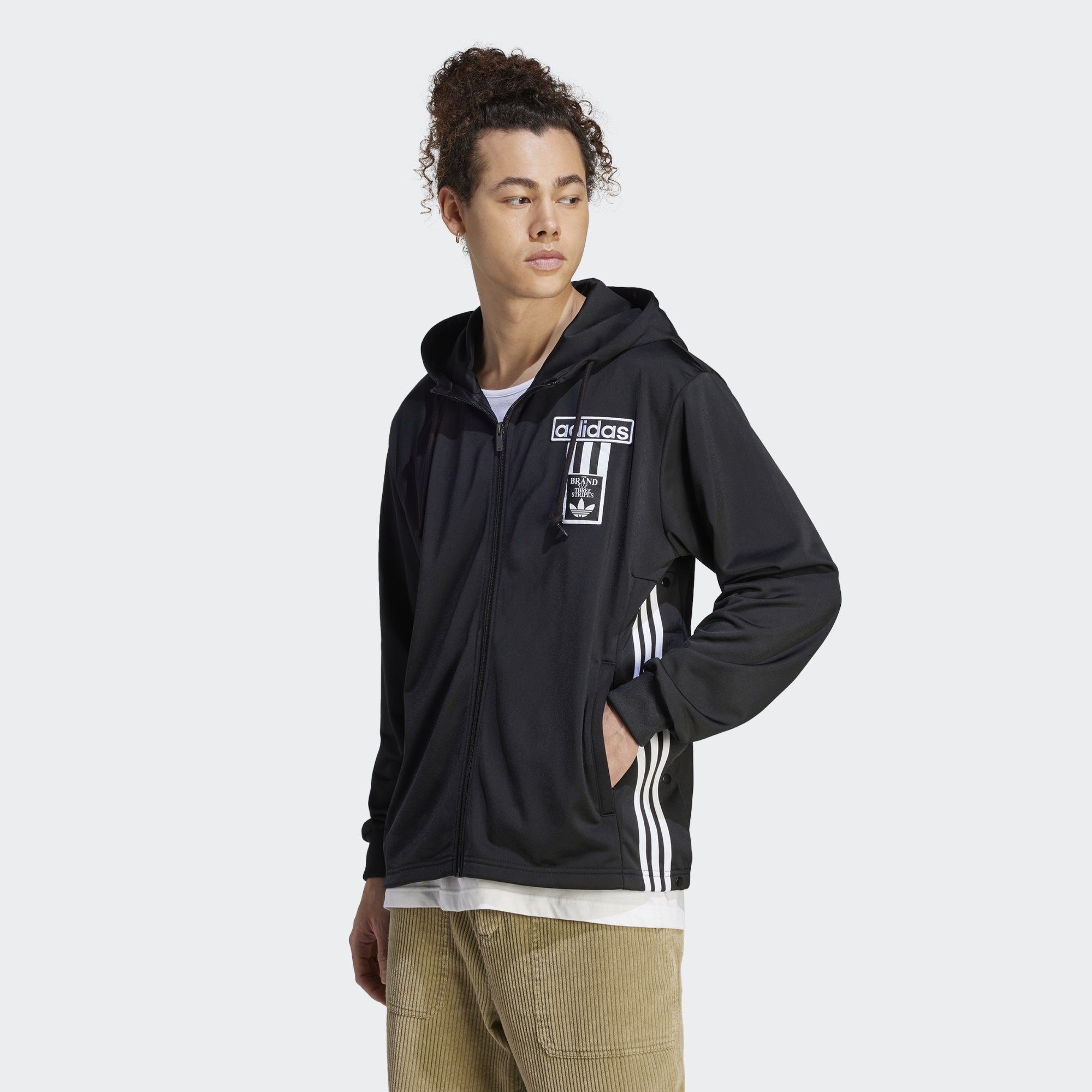 adidas Originals Hoodie ADICOLOR ADIBREAK KAPUZENJACKE Black | Sweatshirts