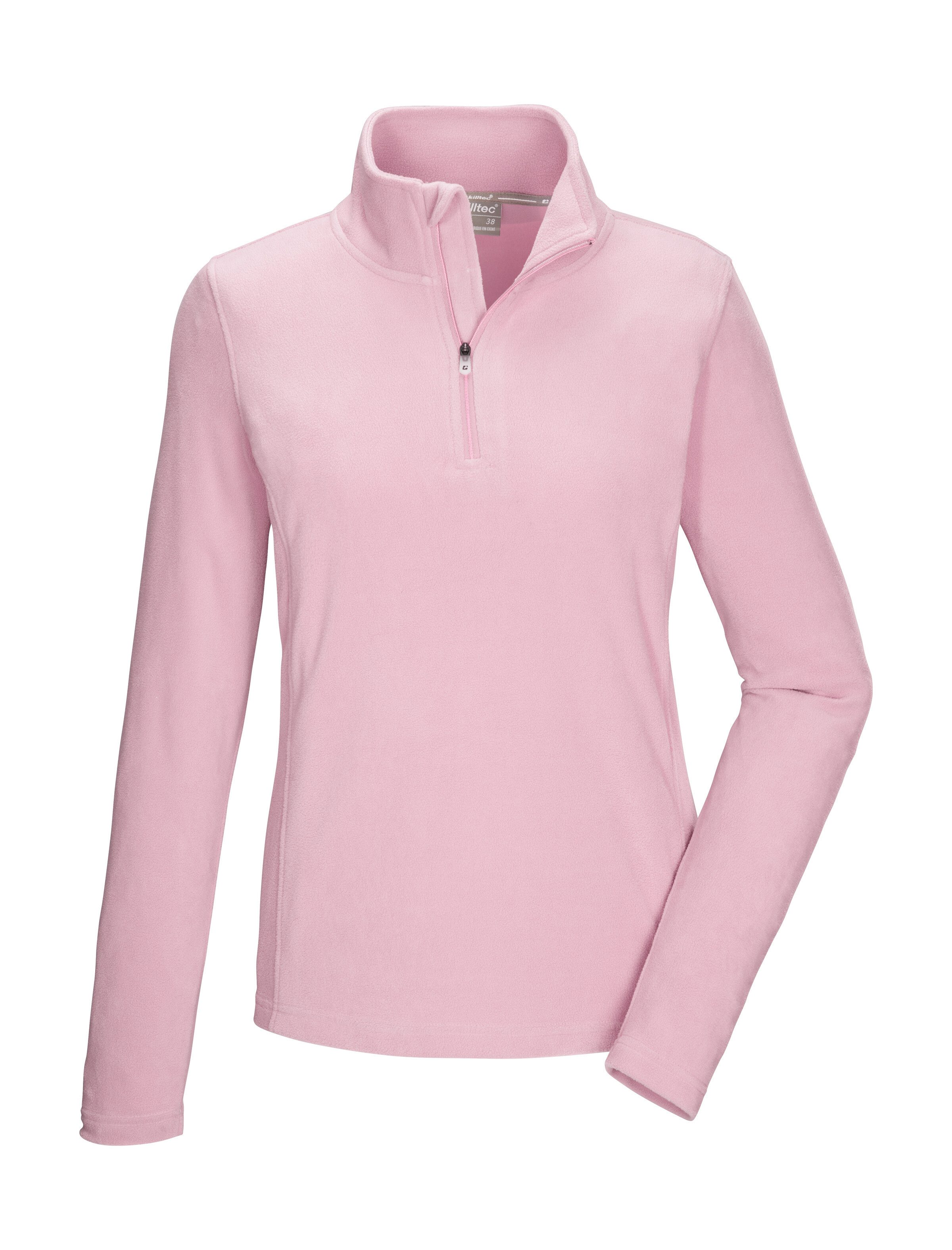 Killtec Fleeceshirt KSW 101 WMN FLC SHRT Fleeceshirt mit Stehkragen, warm, Reißverschluss mit Kinnschutz