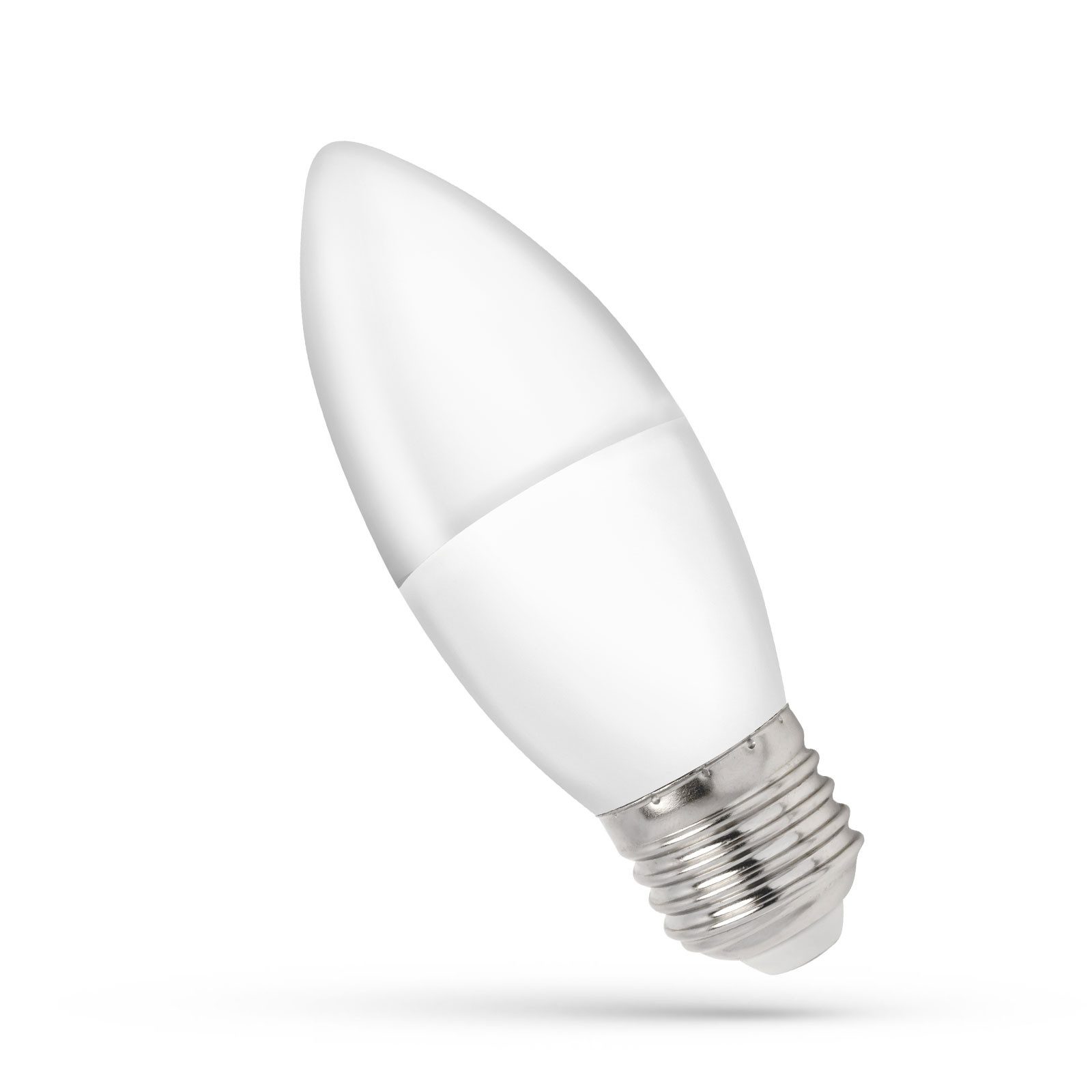 Spectrum LED-Leuchtmittel LED E27 C37 Kerzenform 1W 230V 90lm 270° Warmweiß 3000K, E27, Warmweiß