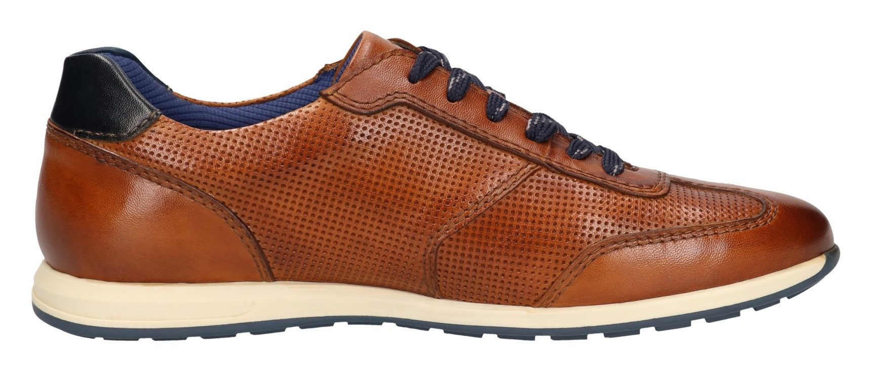 bugatti Slip-On Sneaker, Halbschuh, Slipper, Businessschuh mit Kontrastbesatz