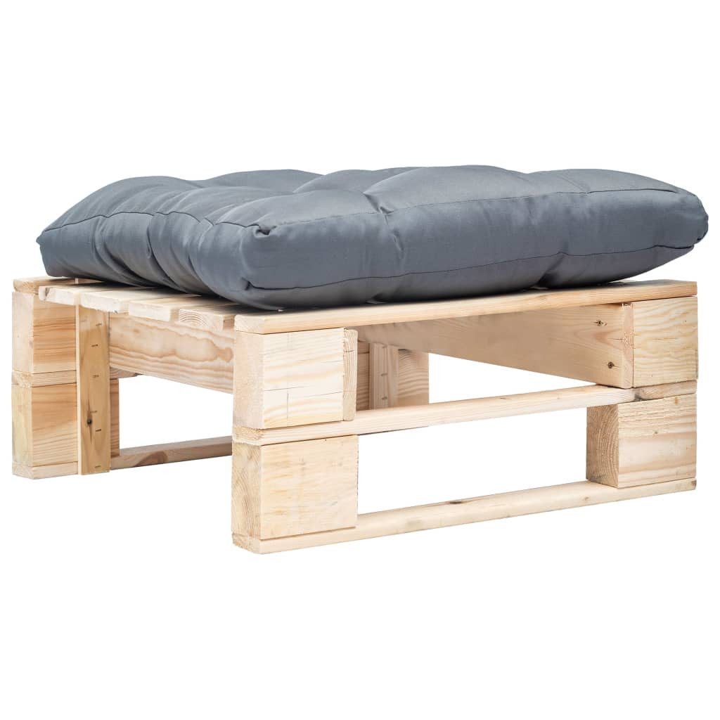 vidaXL Hocker Garten-Palettenhocker mit Kissen in günstig online kaufen