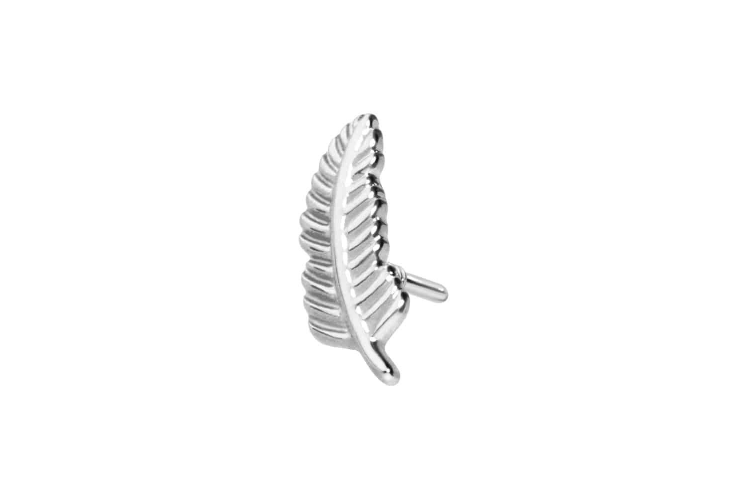 Piercing-Set 14 Karat Gold Schraubaufsatz mit Außengewinde FEDER