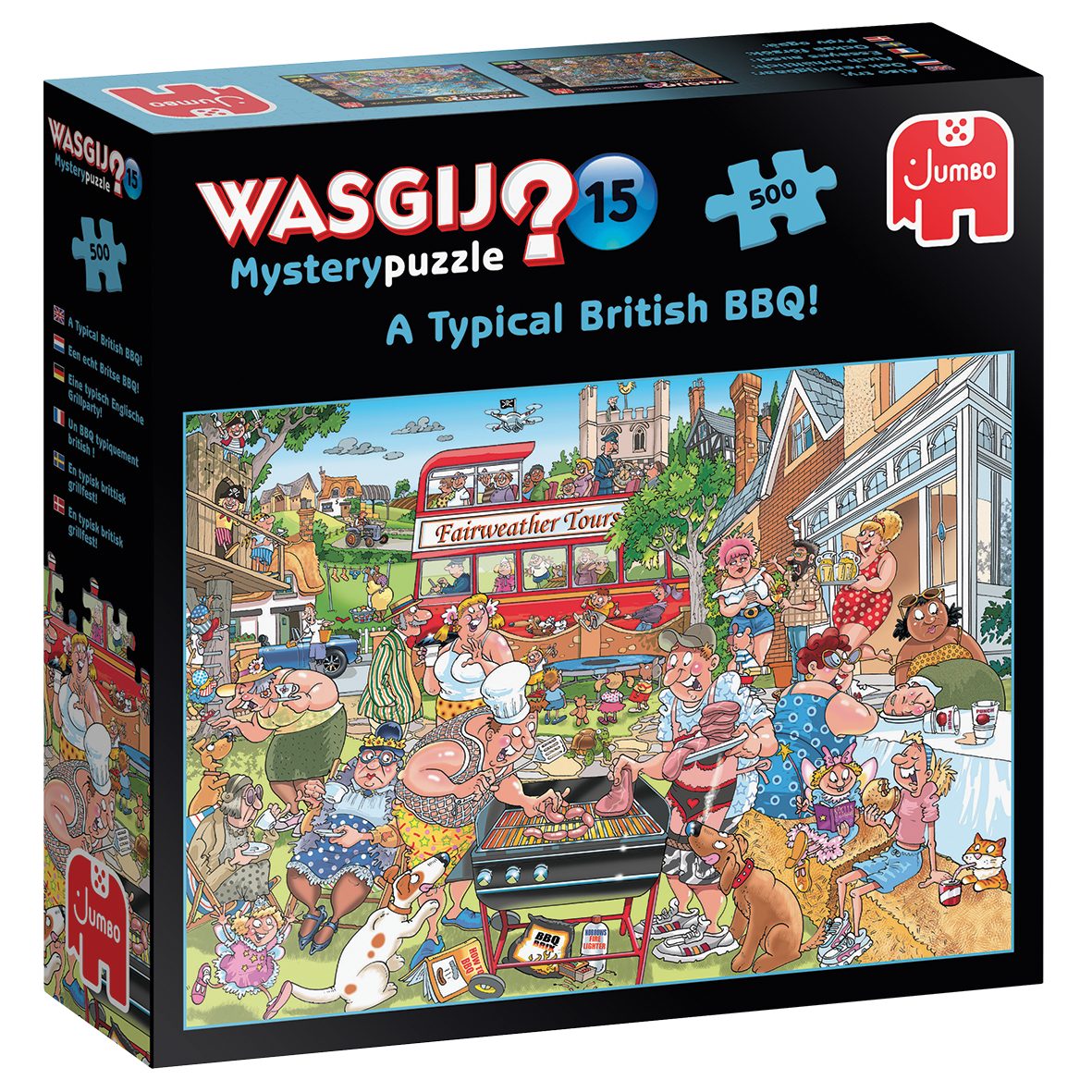 Jumbo Spiele Puzzle Wasgij Mystery 15 Eine typisch Englische Grillparty! 50 günstig online kaufen