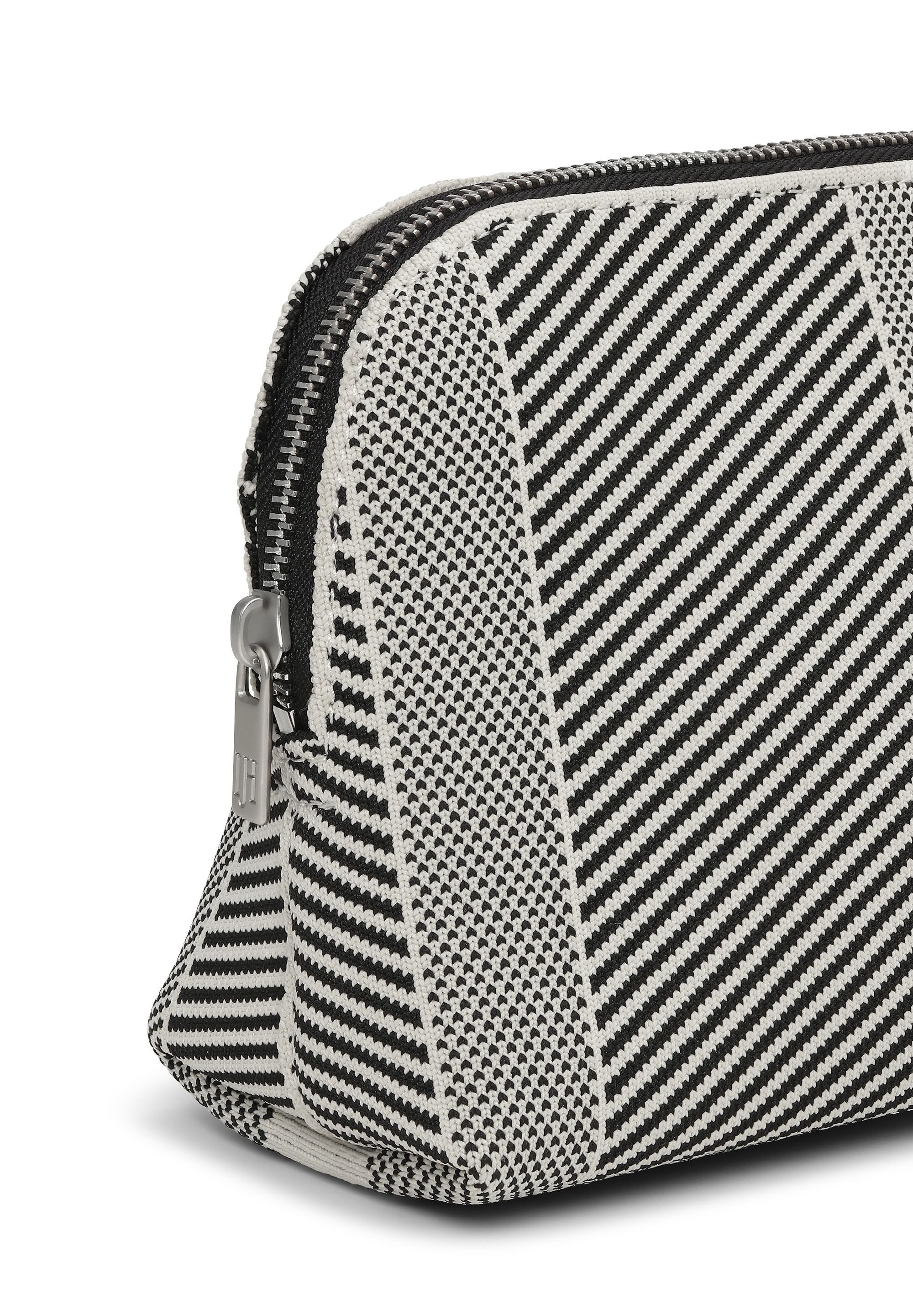 Ilse Jacobsen Kosmetiktasche KNITTY02, Stricktasche, trendiges Muster, Logo-Reißverschluss, Innentasche