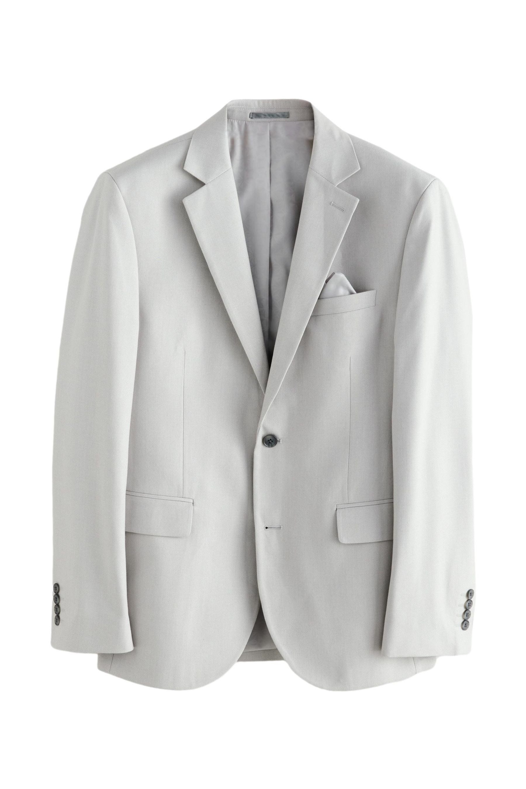 Sakko Strukturiertes Slim Fit Anzugsakko