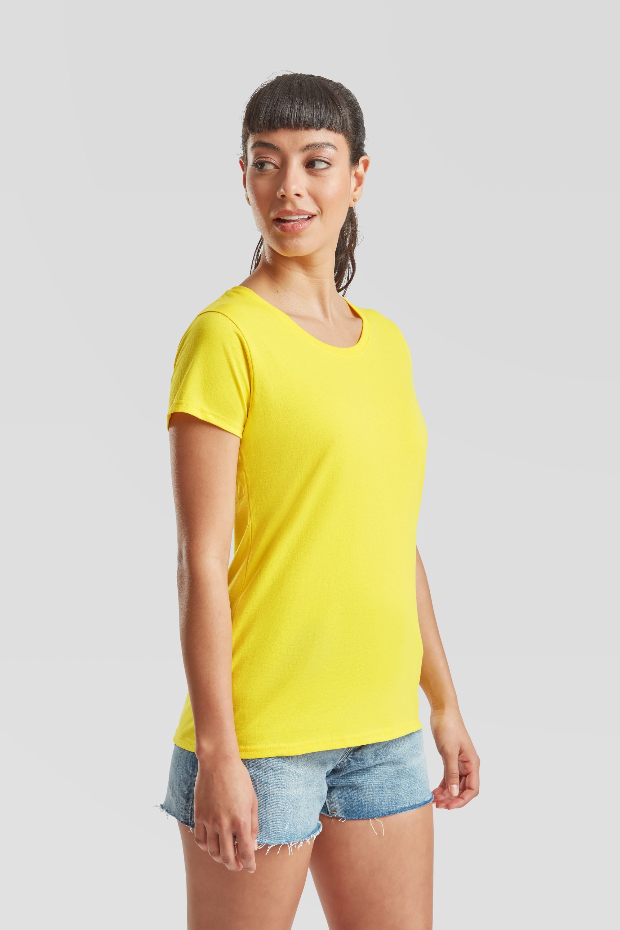 Fruit of the Loom Rundhalsshirt Fruit of the Loom Valueweight T Lady-Fit – Bild 4 von 5