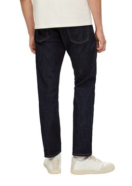 QS Stoffhose Jeans Pete / Regular Fit / Mid Rise / Straight Leg Label-Patch, Waschung
