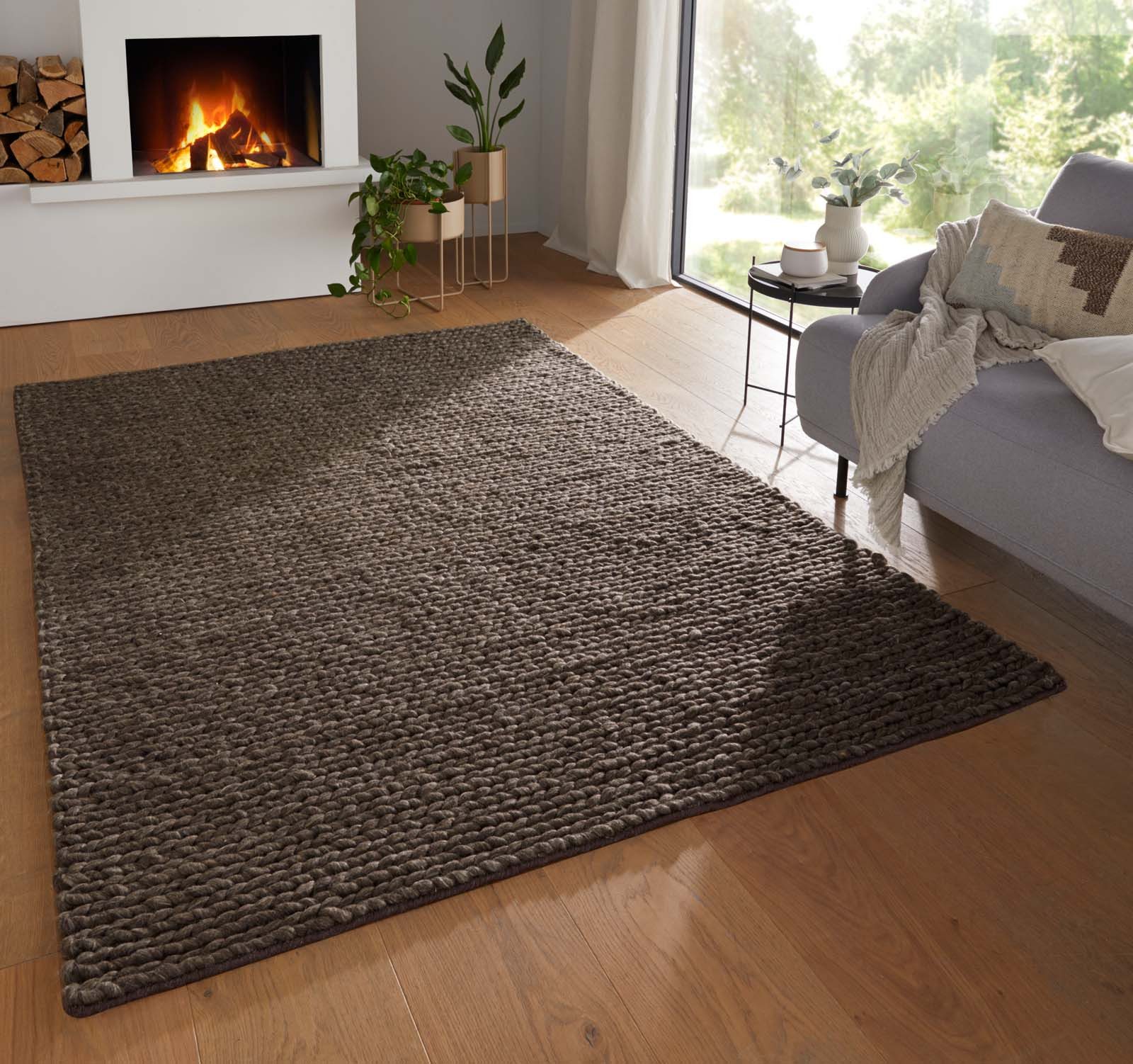 TaraCarpet Wollteppich TaraCarpet Zuerich Moderner Wollteppich handgearbeit günstig online kaufen