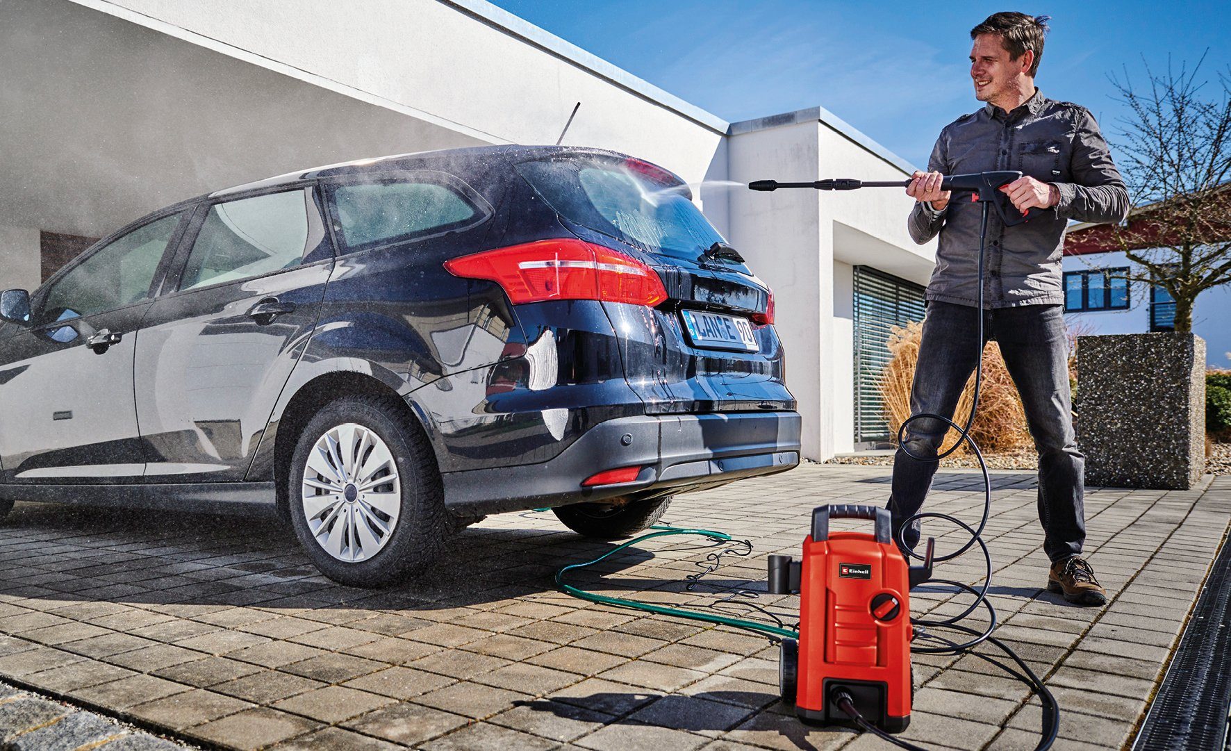 Einhell Hochdruckreiniger TC-HP 130, Druck max: 130 bar, 1500 W, Fördermenge max: 390 l/h, (9 tlg)
