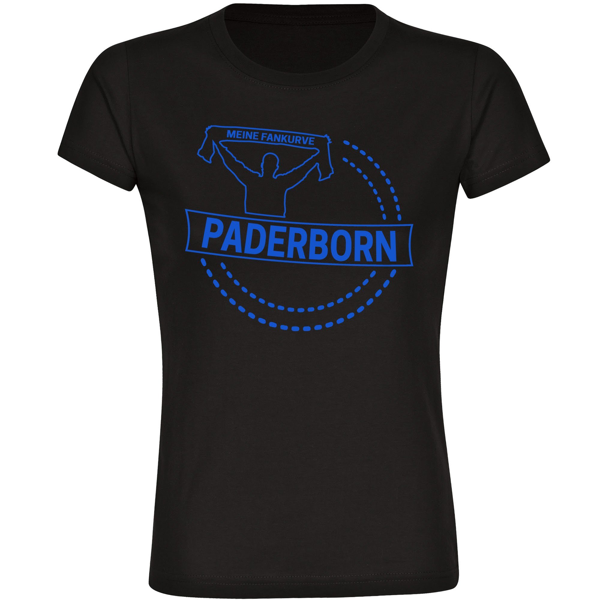 multifanshop T-Shirt Damen Paderborn - Meine Fankurve - Frauen