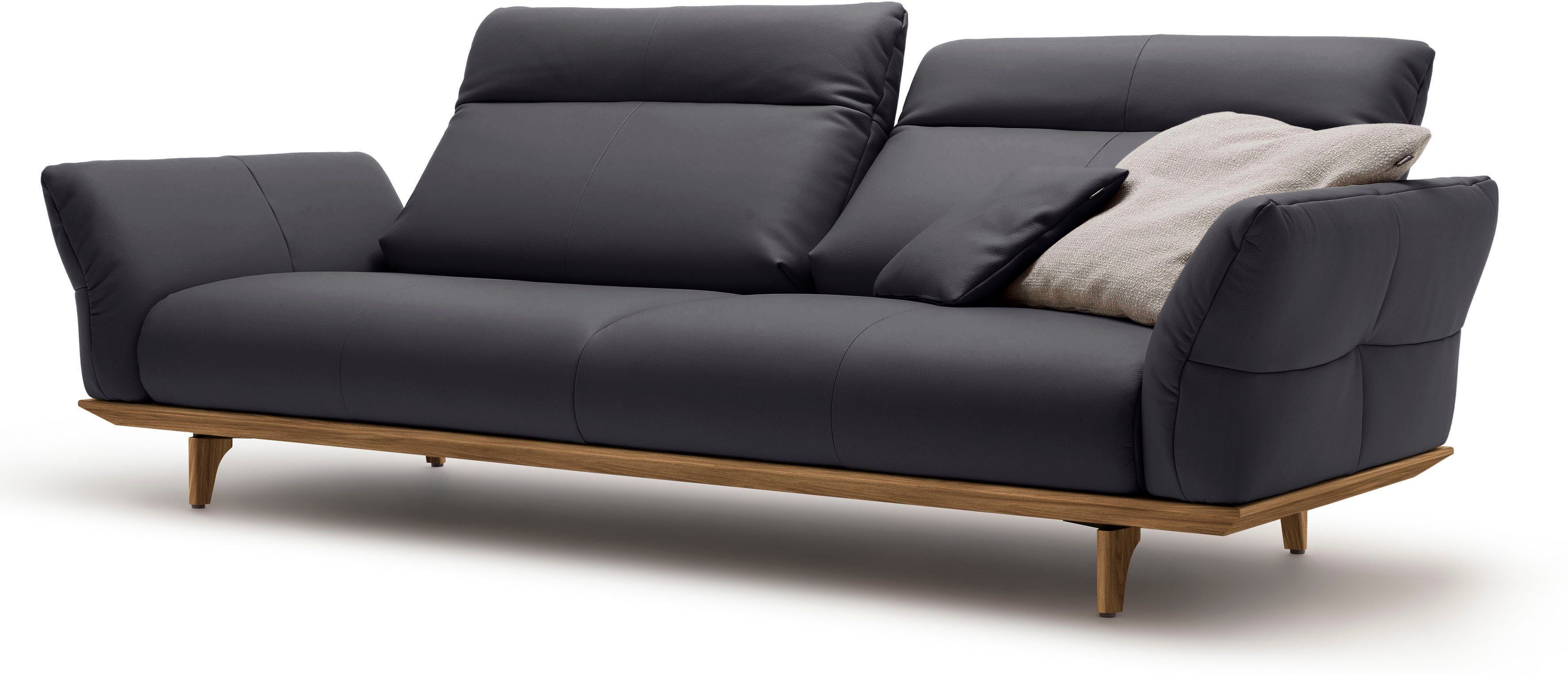 hs.460, sofa hülsta 3,5-Sitzer Füße Nussbaum, cm Breite in 228 und Sockel