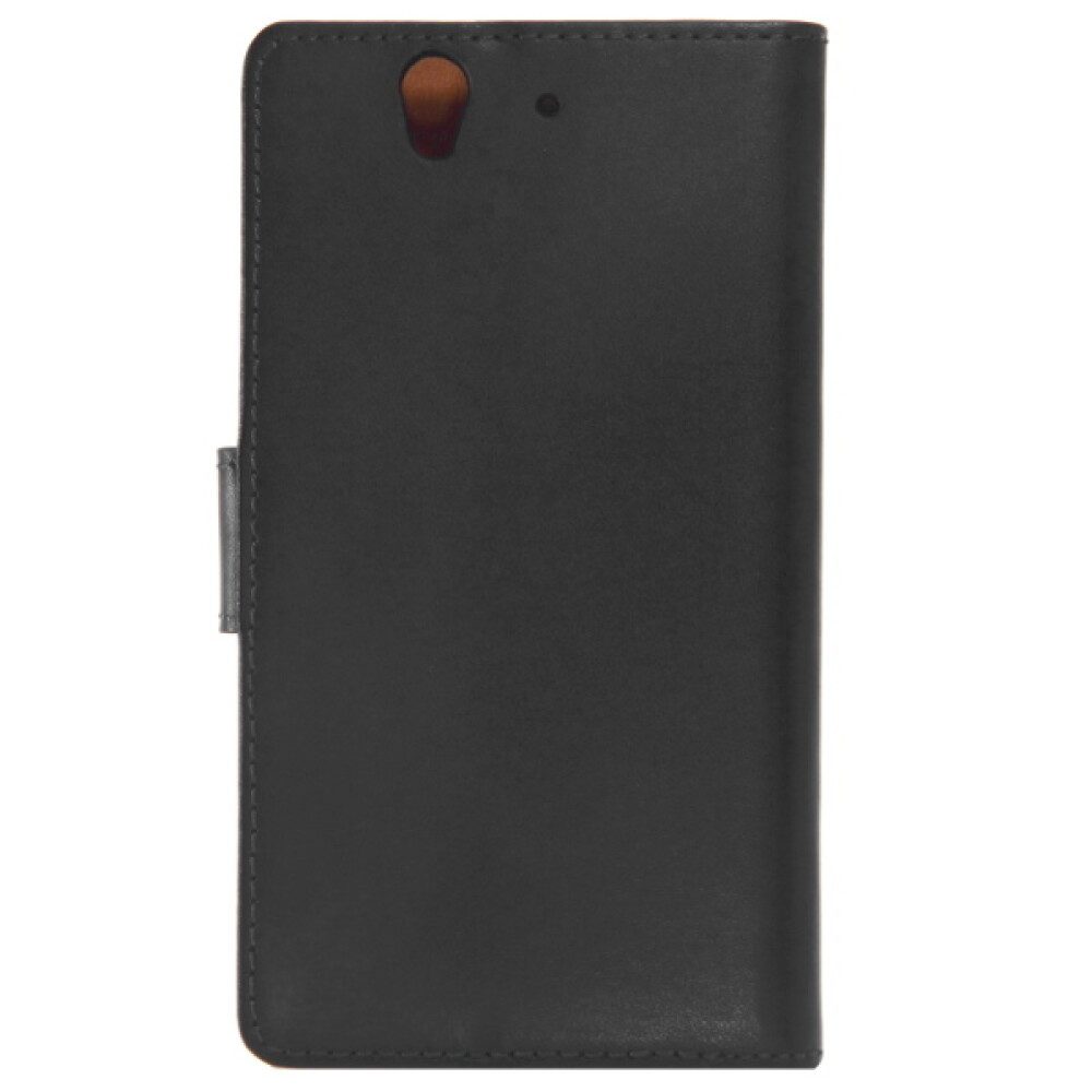 Handytasche Lederhülle Handyhülle für Sony Xperia Z Schwarz 4250710507870 (Book Cover)