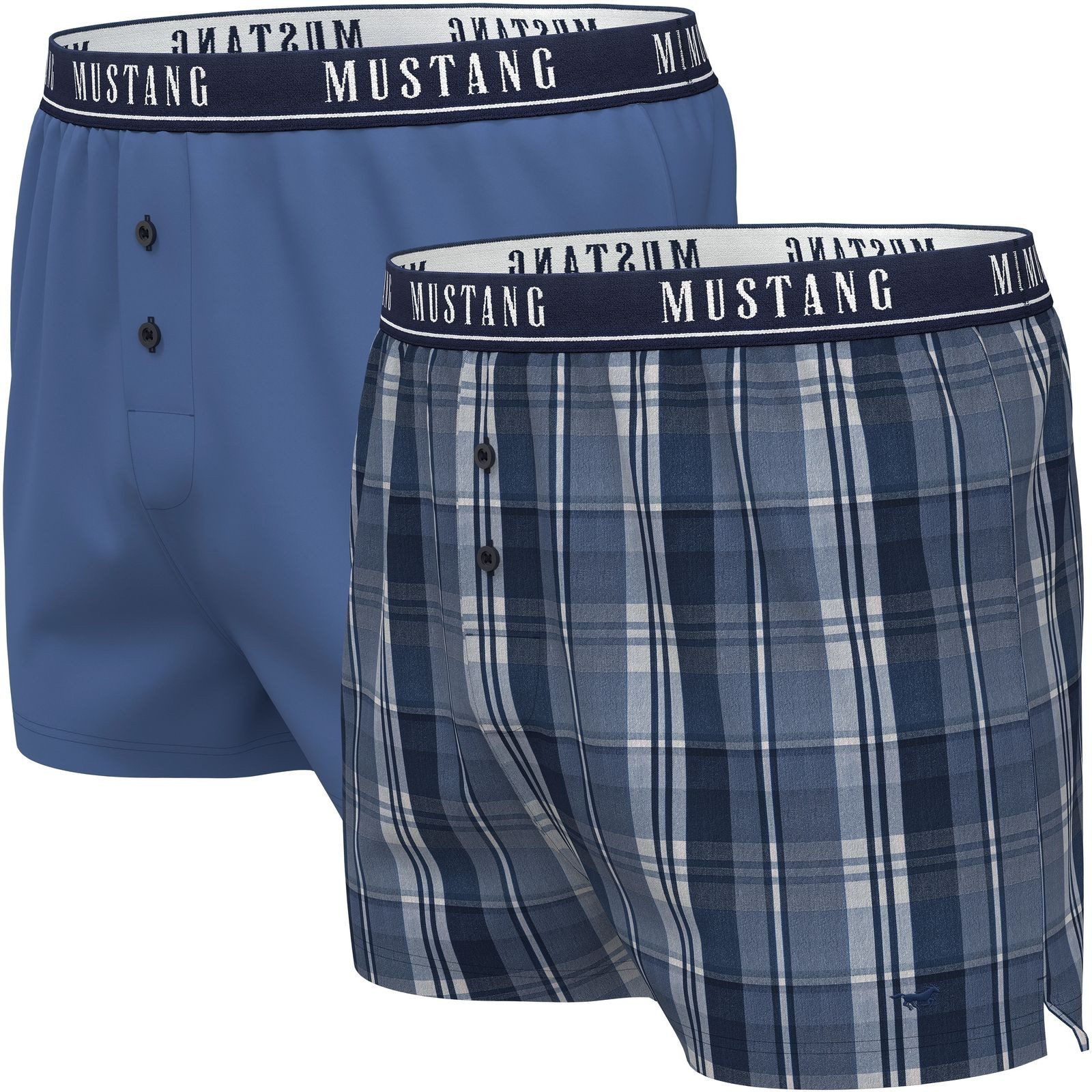 MUSTANG Boxershorts Freddy Unterhose Unterwäsche (Spar-Set, 2-St) Bequem & günstig online kaufen