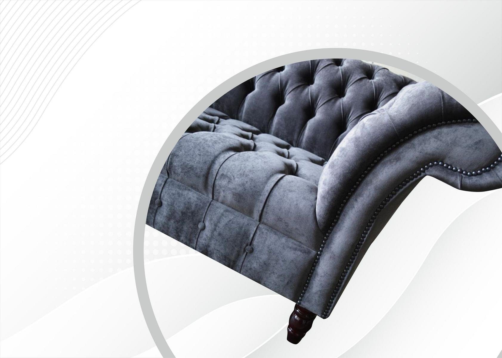 cm Chesterfield-Sofa, Design Sitzer Chesterfield JVmoebel Sofa 2 Couch 185