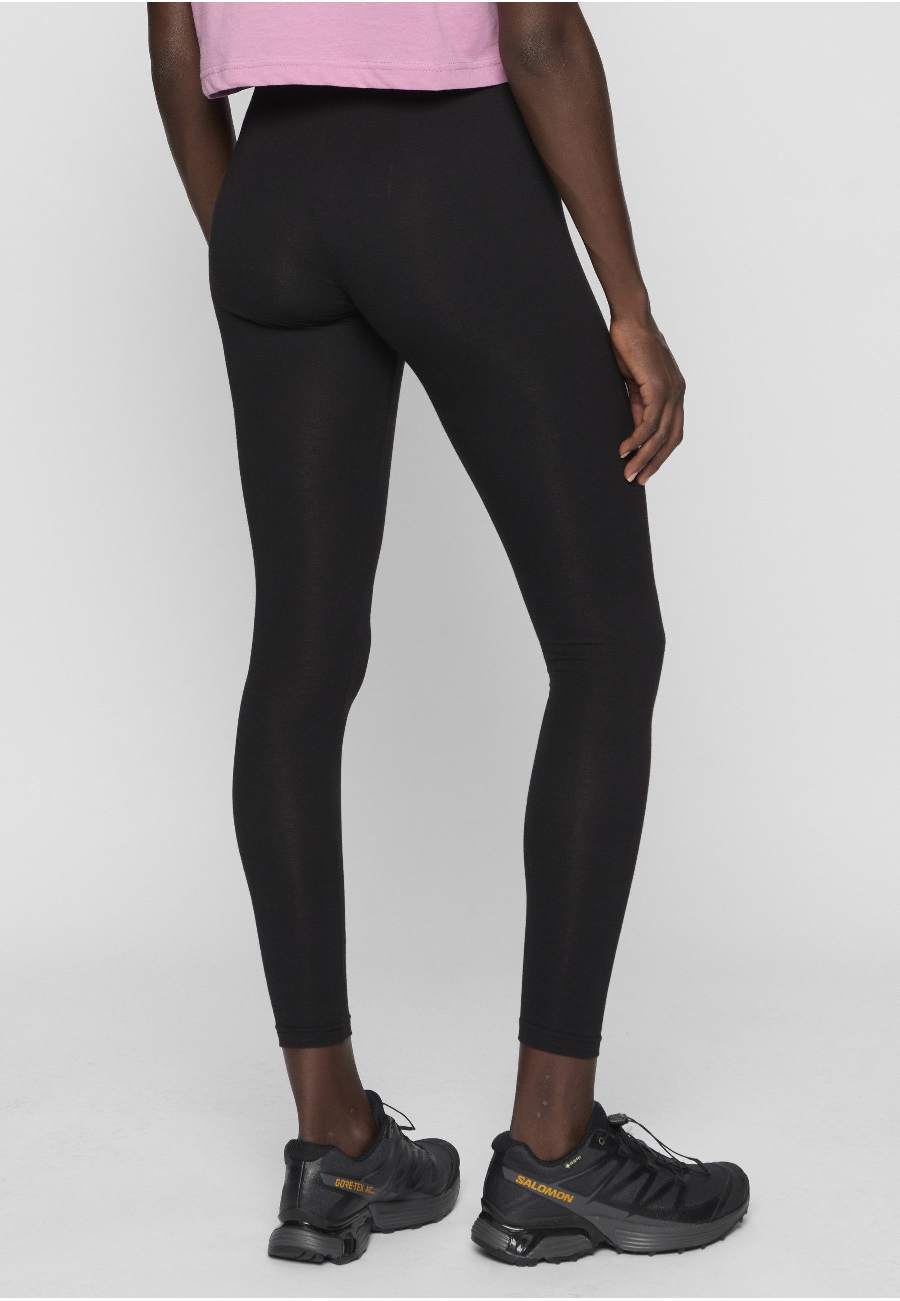 URBAN CLASSICS Leggings Urban Classics Damen Ladies Logo Leggings (1-tlg)