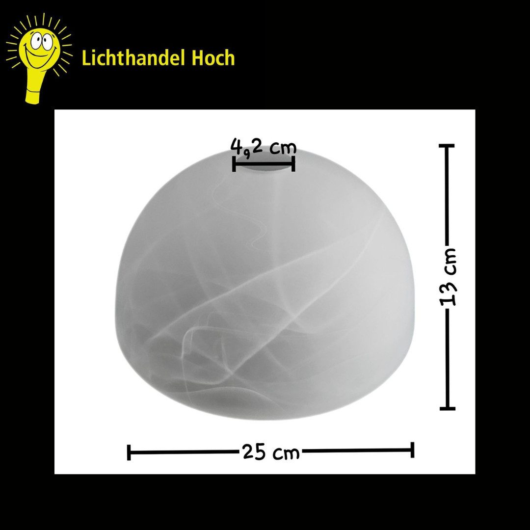 Lichthandel Hoch Lampenschirm Lampenschirm E27 Lampenglas Ersatzschirm Lampen Ersatzglas, Ersatzglas