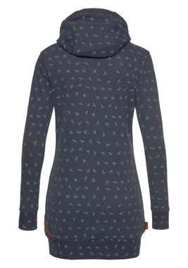 Alife & Kickin Sweatshirt »JilAK« kuscheliger Longsweater mit Kapuze& Seitentaschen