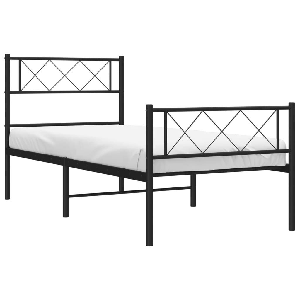 vidaXL Bett Bettgestell mit Kopf- und günstig online kaufen
