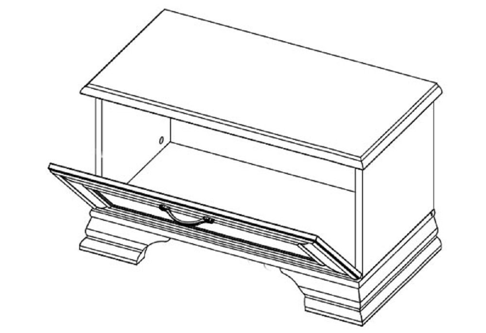 (Set, Sitzbank), + cm + Garderoben-Set variabel JUNONA, 1 cm Gesamtmaße Schuhschrank x 154 16-38 Garderobenpaneel 3-St., 1 Feldmann-Wohnen B/T/H: 1 x