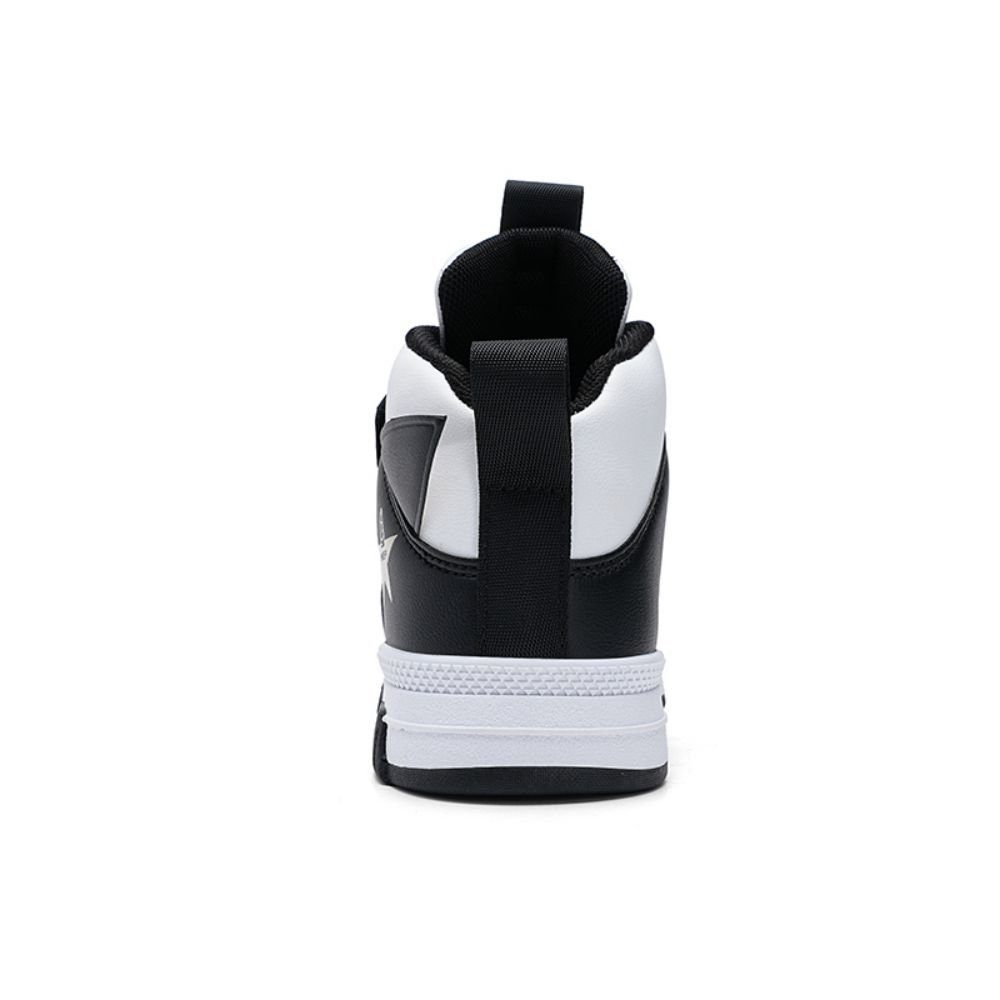 HUSKSWARE Sneaker (Dämpfung, weiß rutschfest, Unisex-Kinder-Sneaker, Antikollisions) Outdoor-Fitnessschuhe schwarz