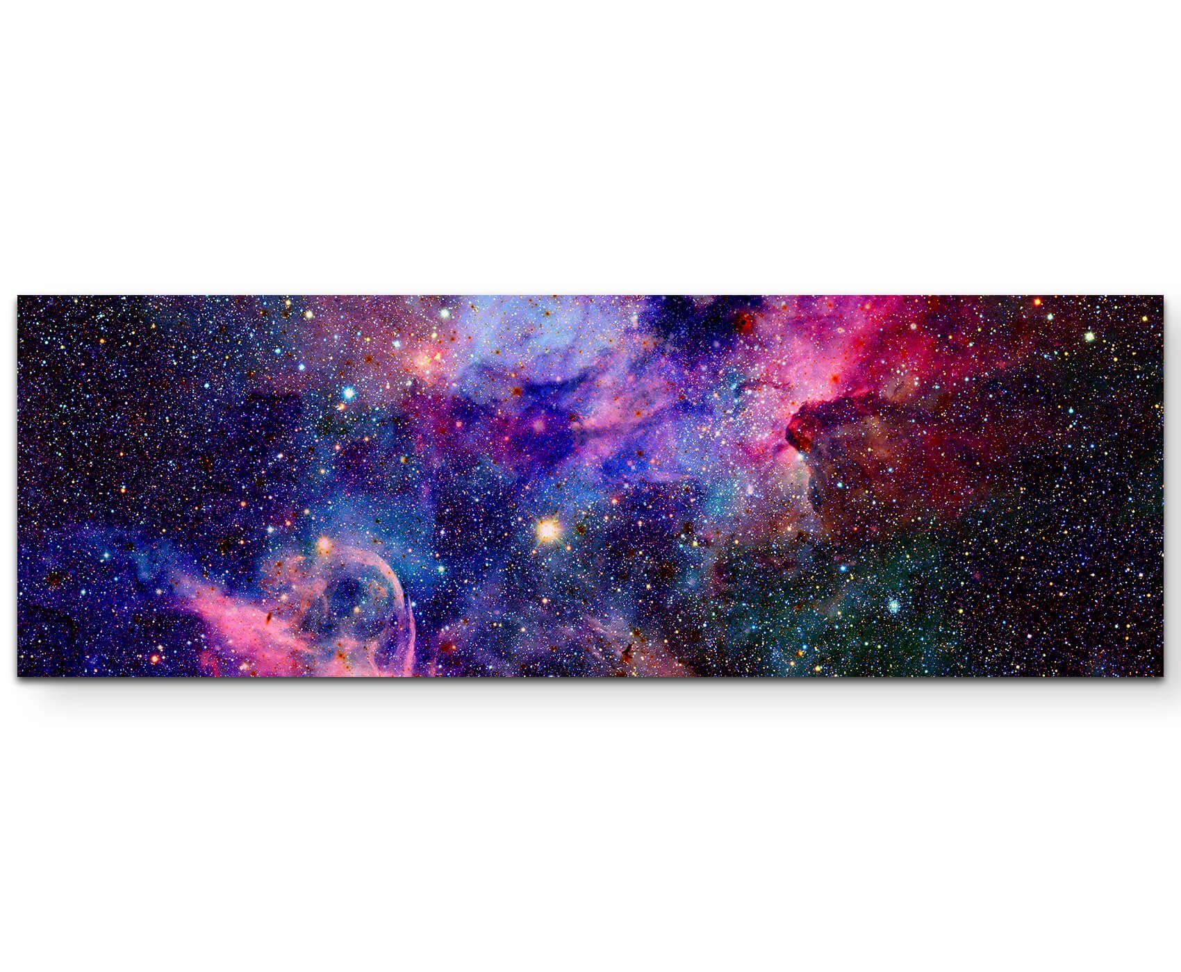 Sinus Art Leinwandbild Nebel und Galaxien im Weltraum - Leinwandbild günstig online kaufen