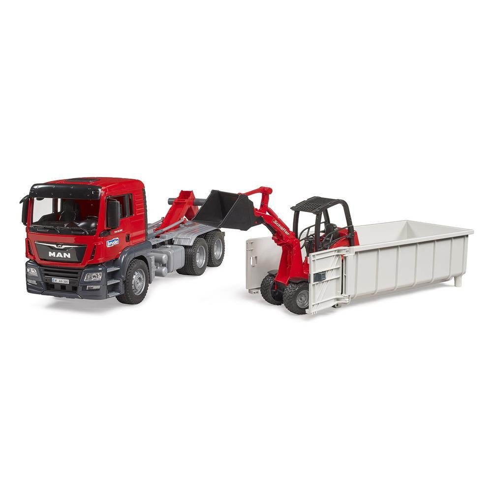 Bruder® Spielzeug-Baumaschine 03767 MAN TGS LKW, (Set, 3-tlg., LKW mit Abro günstig online kaufen