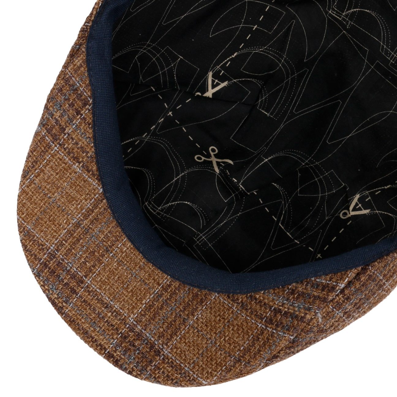 Balmoral Flat Cap (1-St) Schirmmütze mit Futter, Made in the EU