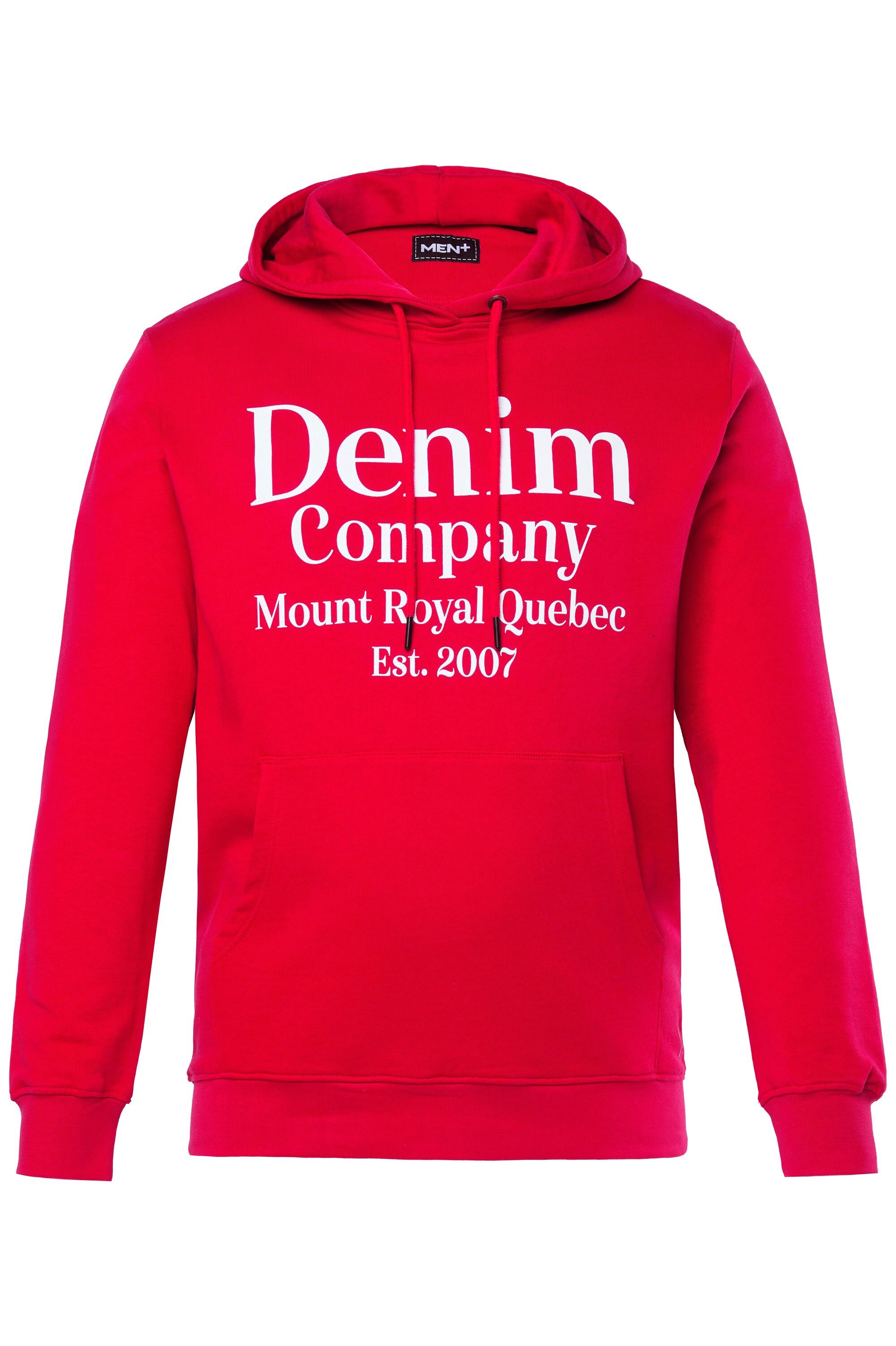 Sweatshirt Hoodie Kapuzensweater Brustprint Kängurutasche