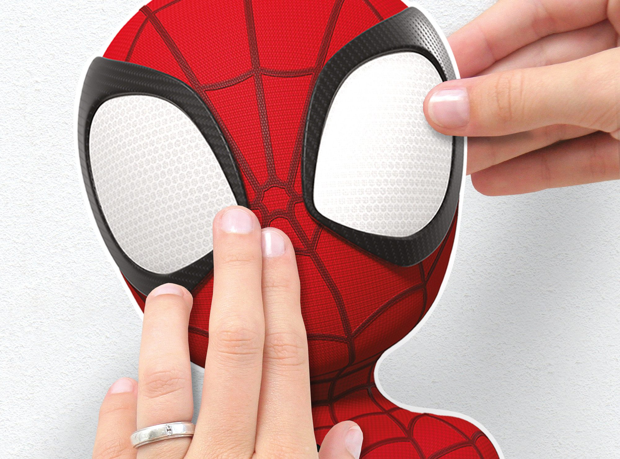 Komar Wandtattoo Spidey and His Amazing Friends Trio - Größe 50 x 70 cm (3 St), Künstler: Komar, selbstklebend, Wandsticker, Kinderzimmer