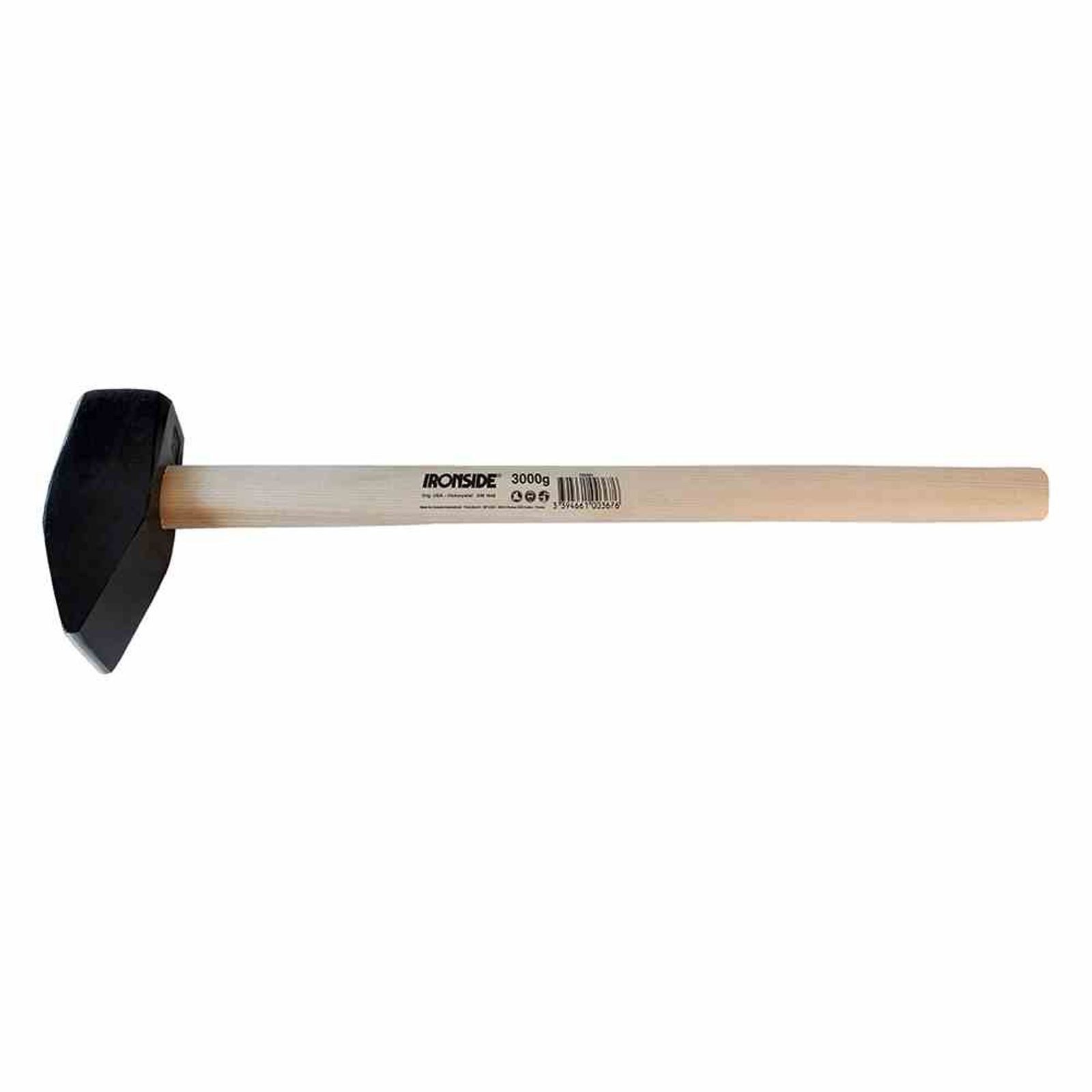 IRONSIDE Hammer Vorschlaghammer 6 kg mit Eschenstiel
