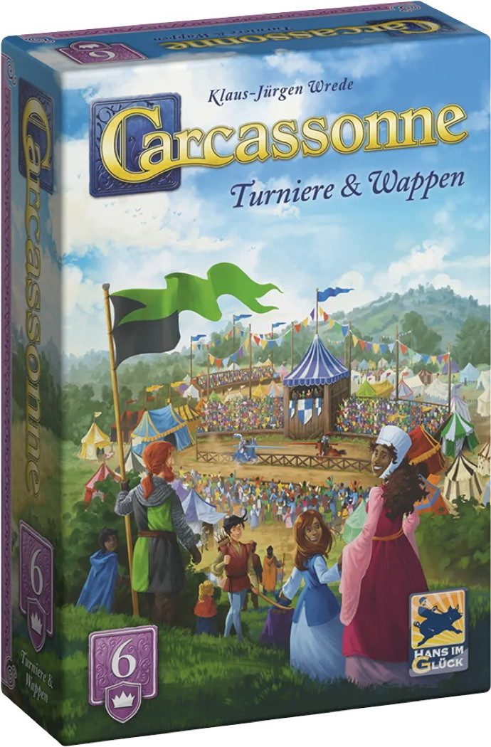 Hans im Glück Spiel Carcassonne 6. Erweiterung Turniere & Wappen HIGD0136
